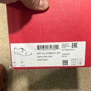 Hugo Boss Men's Derby Shoes - Rust and Copper